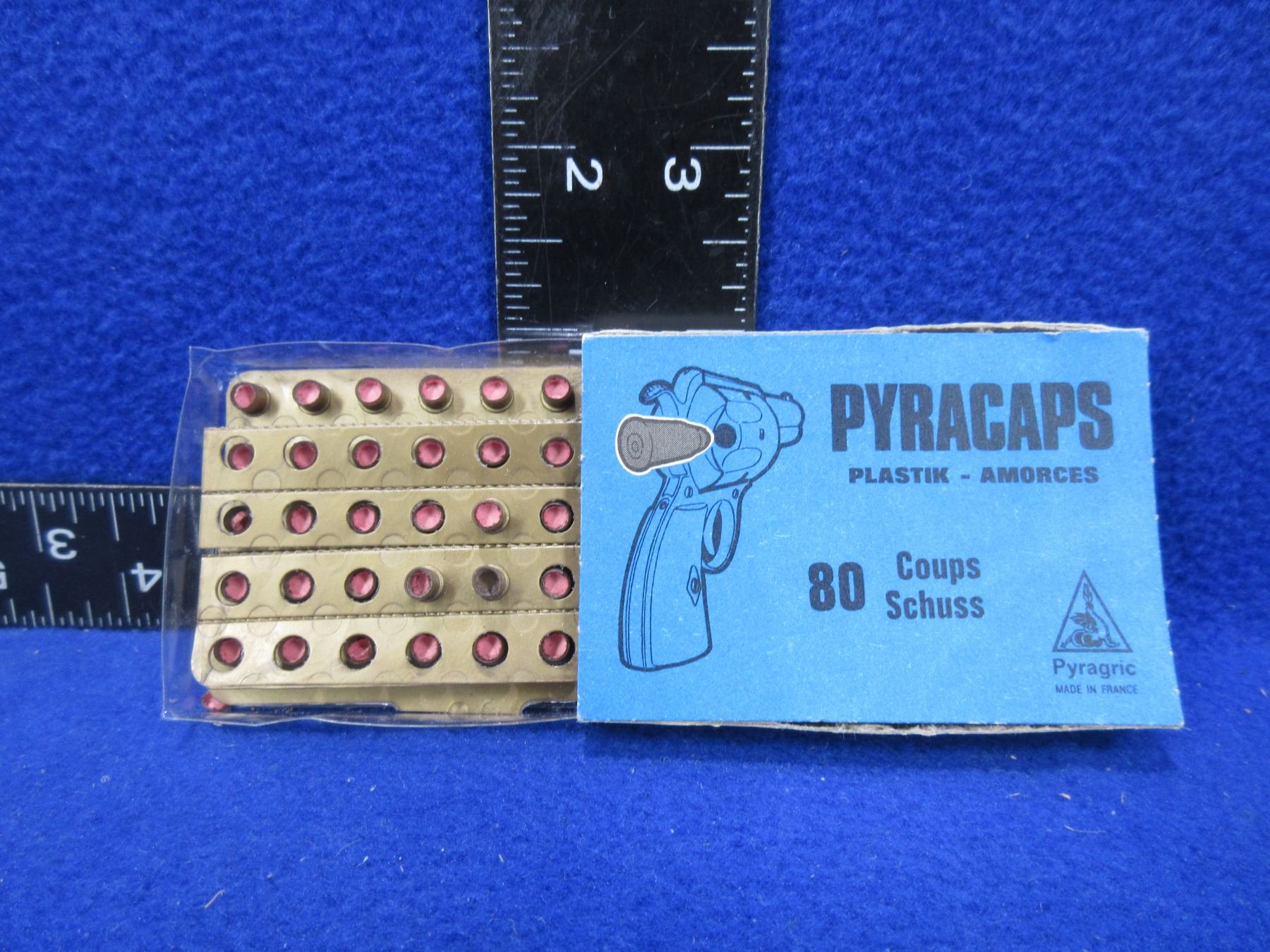 Vintage Pyracaps - Toy Cap Gun Caps - Open Pack of 43