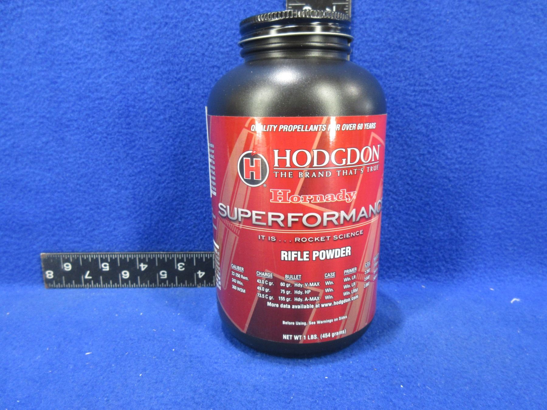 Hodgdon Hornady Superformance Rifle Powder - 1 lb Tub