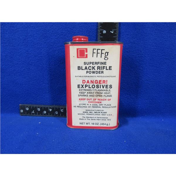 Goex FFFg Superfine Black Rifle Powder - Pickup Only