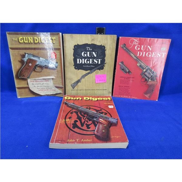 4 Gun Books - The Gun Digest - 1946, 1951, 1955, 1958