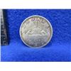 Image 1 : 1966 - Canadian Silver Dollar - Canoe - 800 Silver