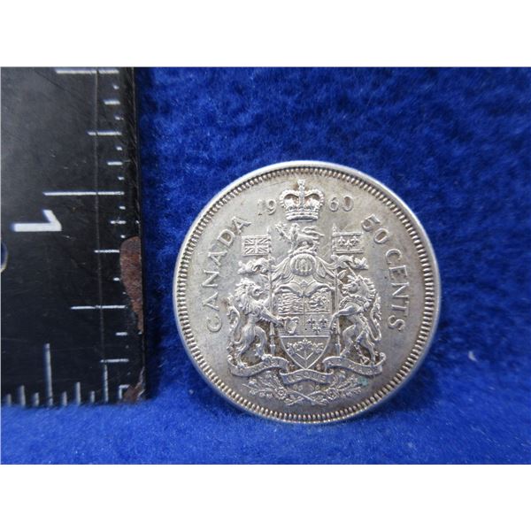 1960 - Canadian 50 Cent Piece - 800 Silver