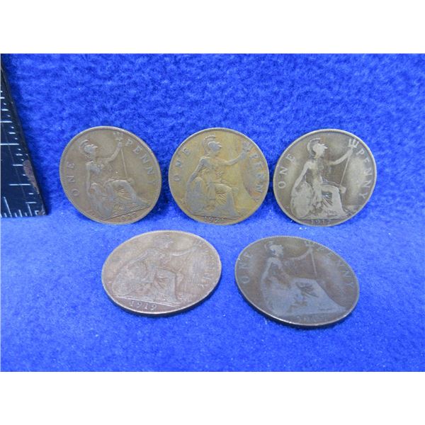 5 United Kingdom One Penny