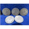Image 2 : 5 Canadian 25 Cent Pieces - 800 Silver