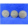Image 1 : 1942 - 3 Canadian 5 Cent Pieces - Tombac