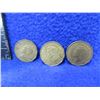 Image 2 : 1942 - 3 Canadian 5 Cent Pieces - Tombac