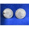 Image 2 : 2 Canadian 50 Cent Pieces - 800 Silver - 1959, 1963