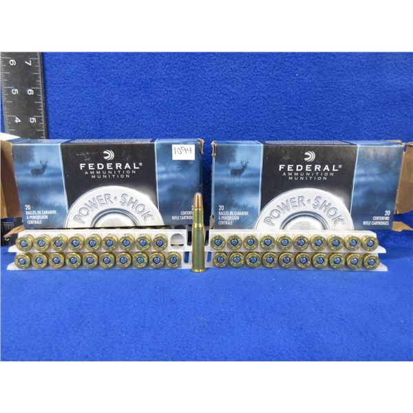 30-30 Win. 170gr SP RN Federal Cartridges - 2 Boxes of 20
