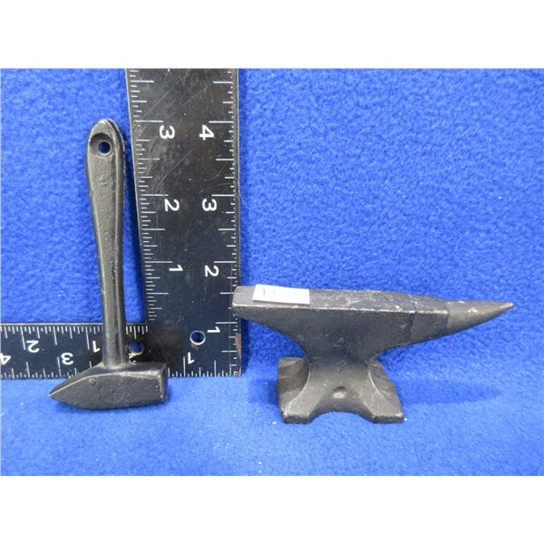Miniature Anvil and Hammer