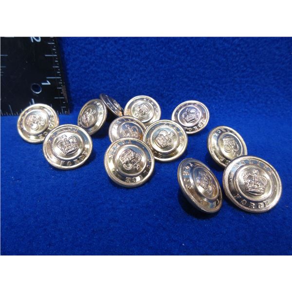 Police Force Buttons - Stokes Cap & Regalia  - Bag of 12