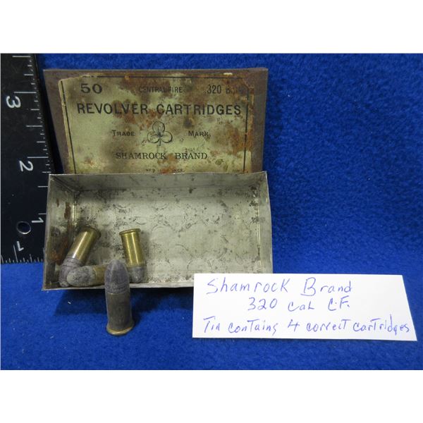 Collector Ammo - 320 Cal. CF Shamrock Brand Cartridges