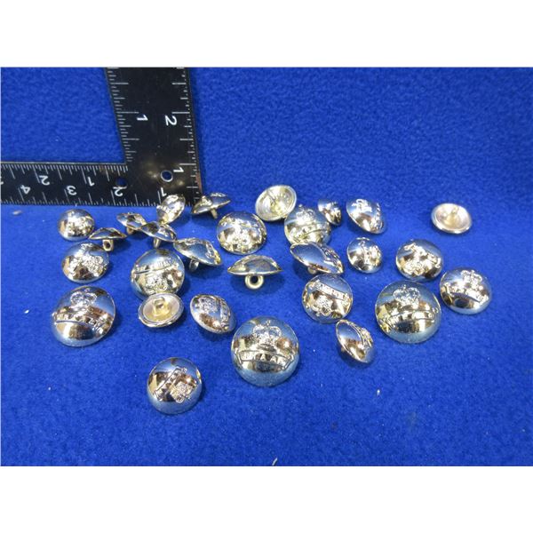 WRAAC Buttons -  Stokes and Sons - Bag of 29