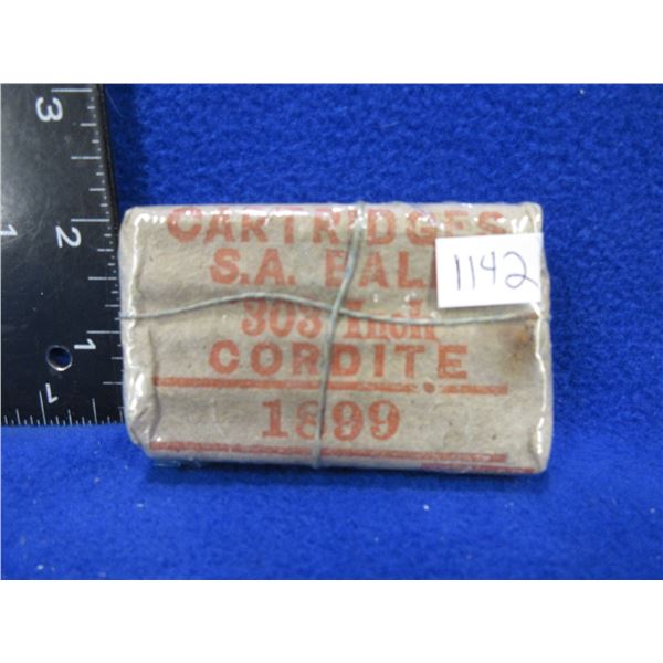 Collector Ammo - .303 Inch Cordite S.A. Ball Cartridges