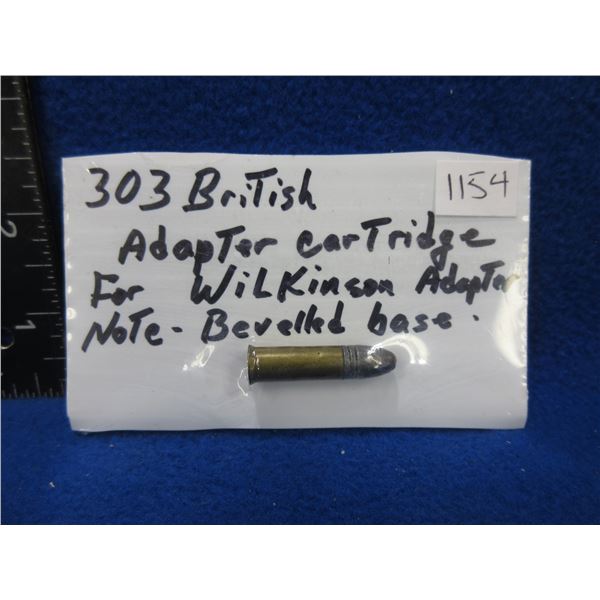 Collector Ammo - 303 British Adapter Cartridge for Wilkinson
