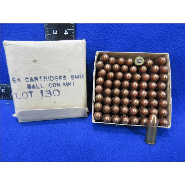 Collector Ammo -  9MM CDN MKI Ball Cartridges - Box of 64