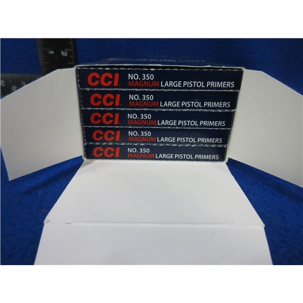 CCI Magnum Large Pistol Primers No. 350 - Box of 1000