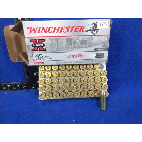 45 Colt 250gr RN FP Reloads - Box of 35 + 15 Brass