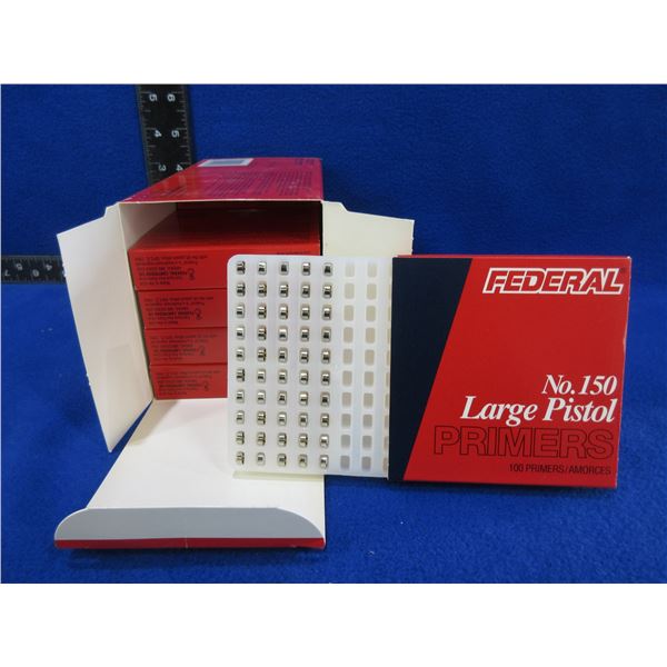 Federal Large Pistol Primers No. 150 - Case of 950