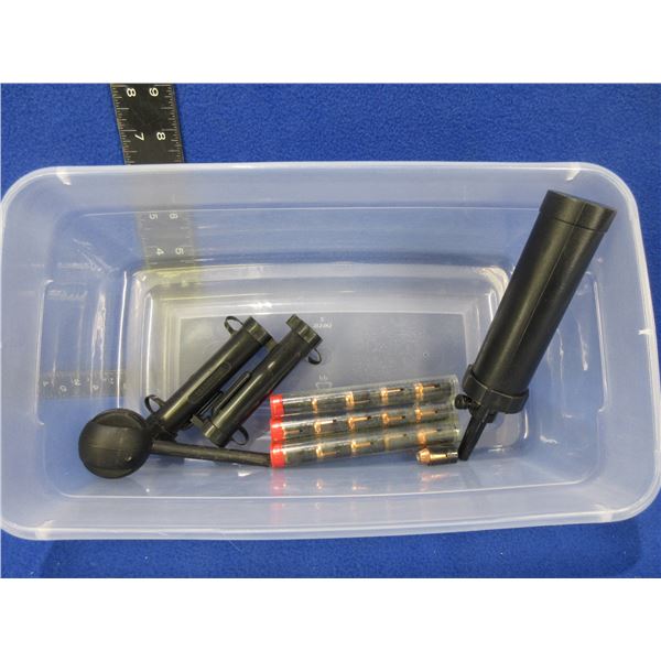 Muzzleloading Powder Measure, Ball Starter, Speedloaders