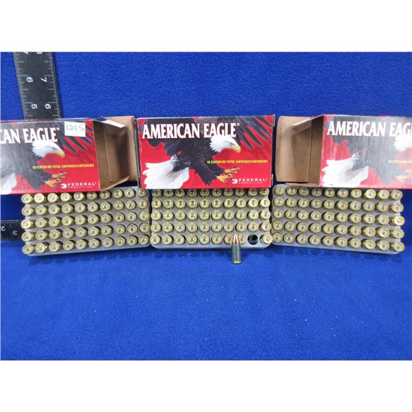 9MM Luger 124gr FMJ American Eagle Federal Cartridges