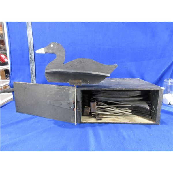 13 Homemade Wood Decoys with Ground Spikes