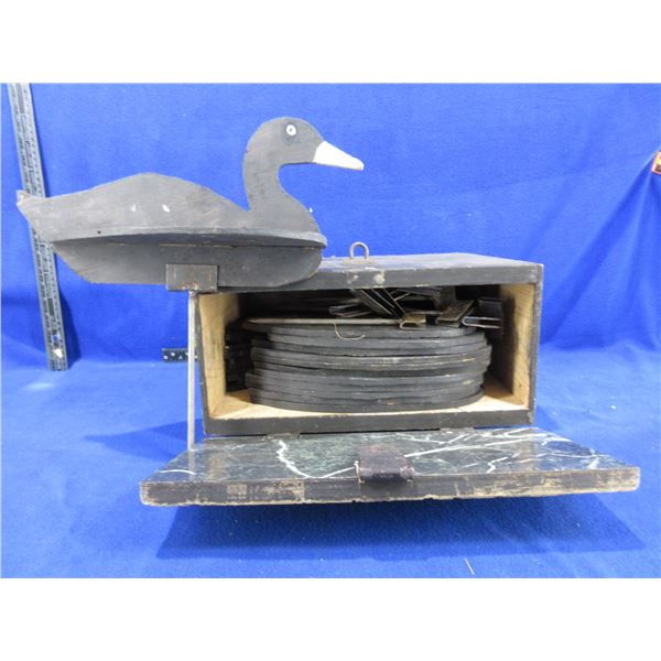 12 Homemade Wood Decoys with Ground Spikes