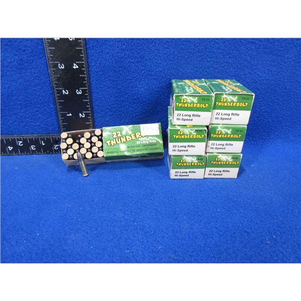 22 LR Hi-Speed Rem. Thunderbolt Cartridges - 7 Boxes of 50