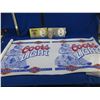 Image 1 : 1996 Coors Light Base Wrap 11' x 20" & Advertisings Cards