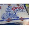 Image 2 : 1996 Coors Light Base Wrap 11' x 20" & Advertisings Cards