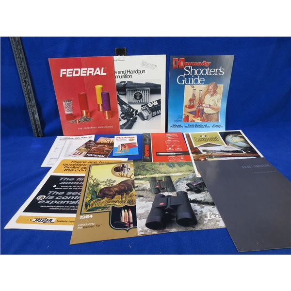 Misc. Ammunition and Bullet Pamphlets and Catalogues