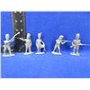 Image 1 : 5 Grey Plastic Army Men Toys