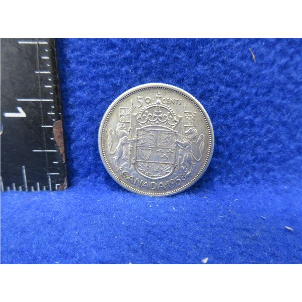 1958 - Canadian 50 Cent Piece - 800 Silver