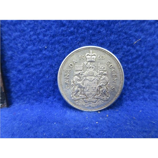 1963 - Canadian 50 Cent Piece - 800 Silver