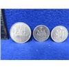 Image 1 : Canadian Dollar - 1968 and 50 Cent Pieces - 1968, 1974