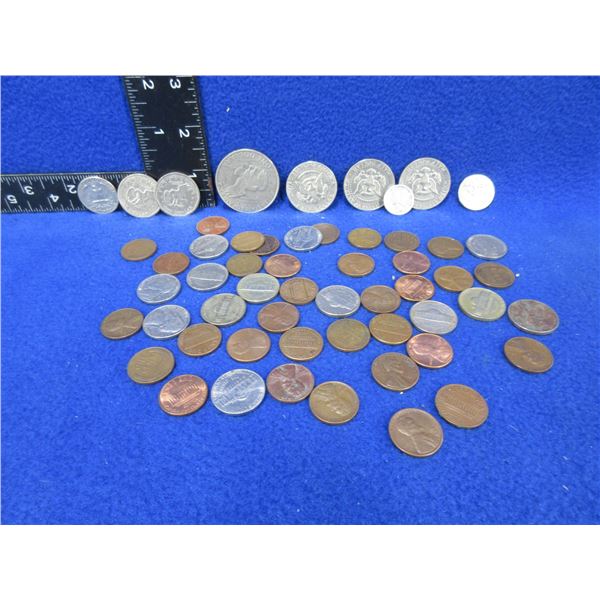 US Coin 1 Cent X 34 5 Cent X 14 1938 Mercury Dime us-coin-1-cent-x-34-5-cent-x-14-1938-mercury-dime