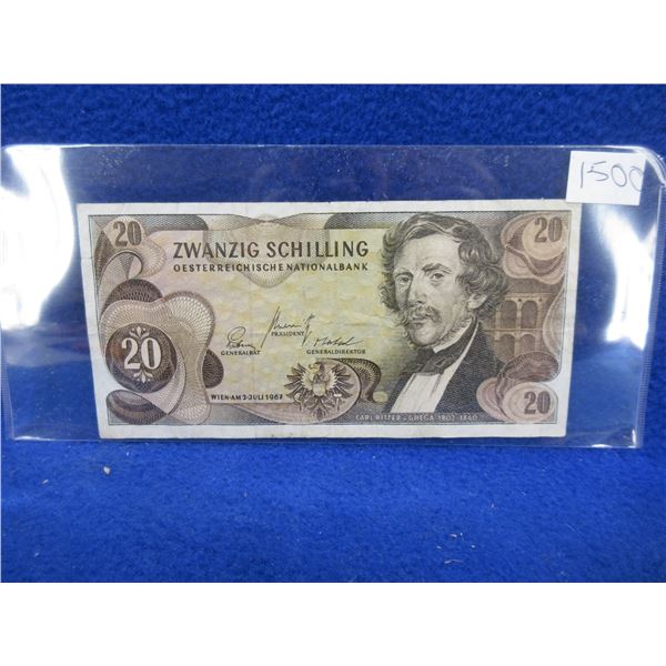 1967 - Austrian 20 Schilling