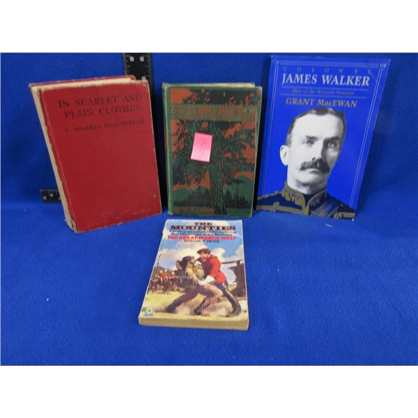 4 Books - The Mounties, In Scarlet and Plain Clothes