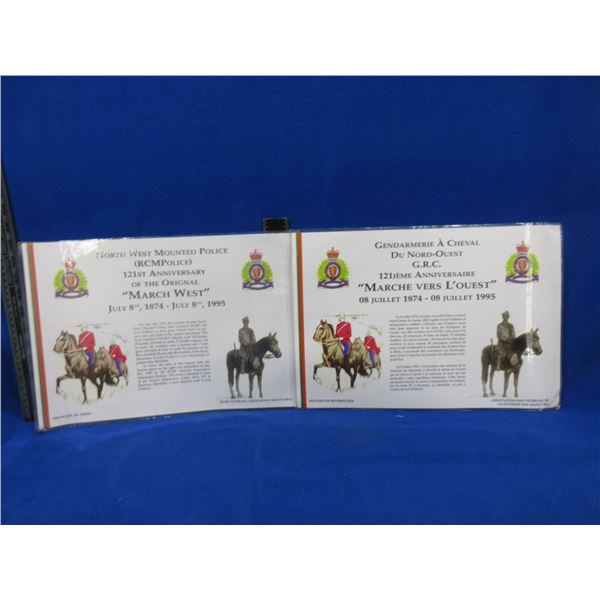2 NWMP 121st Anniversary Plastic Covered Place Mats