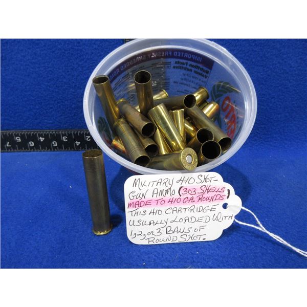 Primed Brass - 410 Shotgun (303 Shells Made to 410 Ga.)