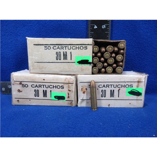Collector Ammo - 30 M 1 Cartuchos - 3 Boxes of 50