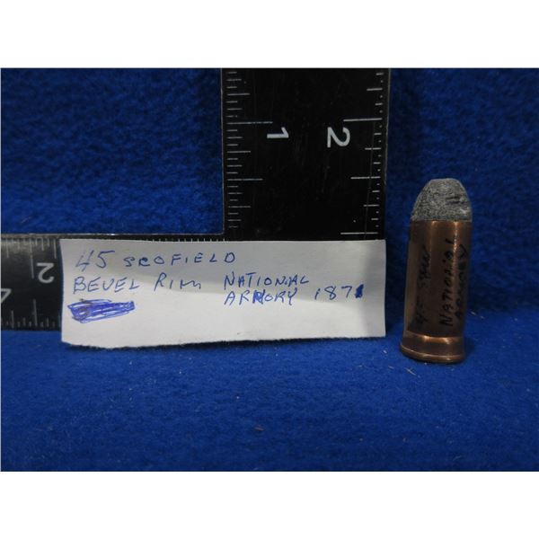 Collector Ammo - 45 Scofield Bevel Rim - National Armory