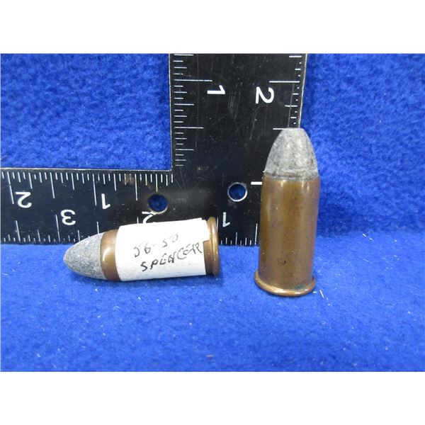Collector Ammo - 56-50 Spencer - 2 Cartridges
