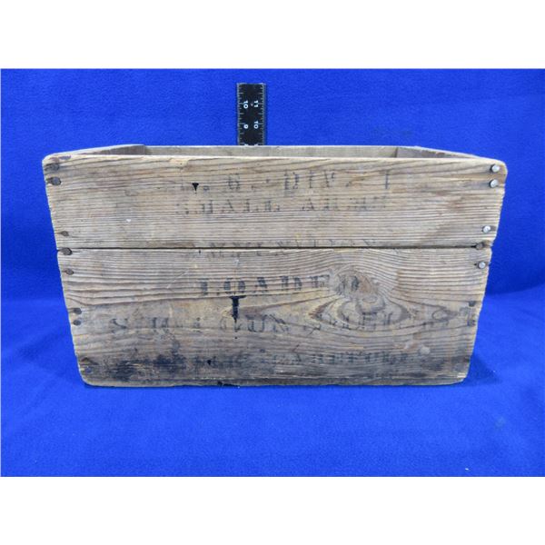 12 Ga. Wood Ammo Box - Eatonia Long Range