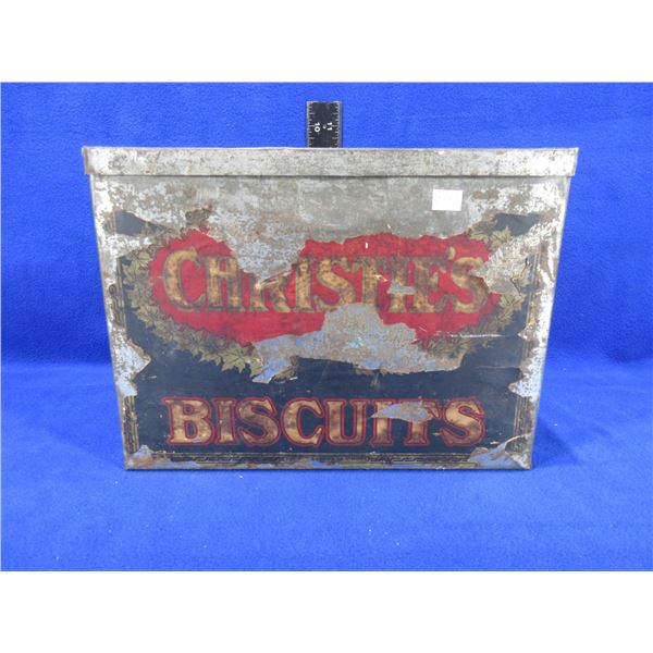 Collector Tin - Christie's Biscuits - 12 1/2" x 8 1/2" x 9 1/2"