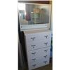 Image 3 : Chest of Drawers w/ Mirror and High Boy w/ Mirrored Medicine Cabinet