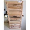 Image 1 : 3 x Wooden Milk Crates