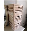 Image 2 : 3 x Wooden Milk Crates