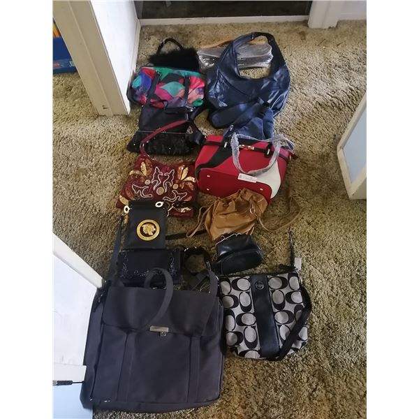 Assorted Women's Handbags (Including Coach)