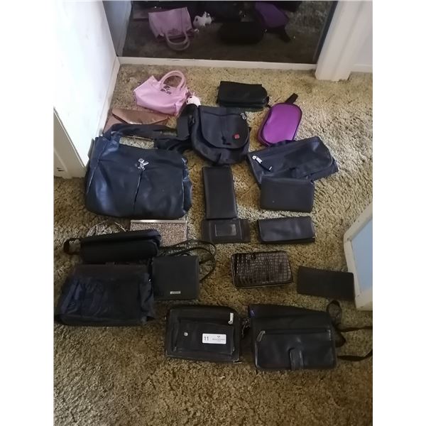 Assorted Women's Handbags and Wallets (Including Maxime, Swiss Army, Beauty Collection, and More!)