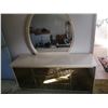 Image 2 : Chest of Drawers w/ Mirrored Face and Mounted Mirror